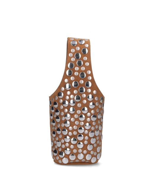 Khaite White 'Livia' Studs Bag