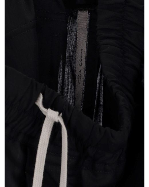 Rick Owens Black Wool Pants