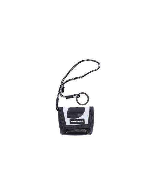 Freitag Black Mini Keychain “Messenger”
