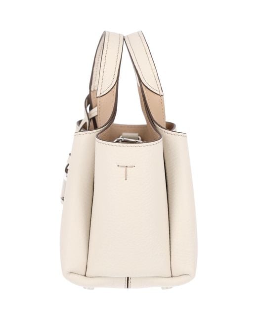 Tod's White Mini Leather Bag