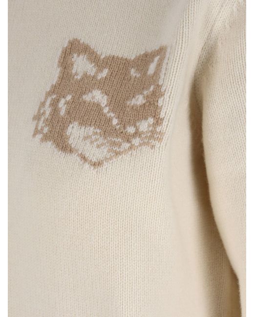 Maison Kitsuné White Maison Kitsune Sweaters Wool