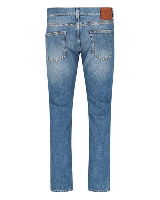Gucci Blue Slim Jeans for men