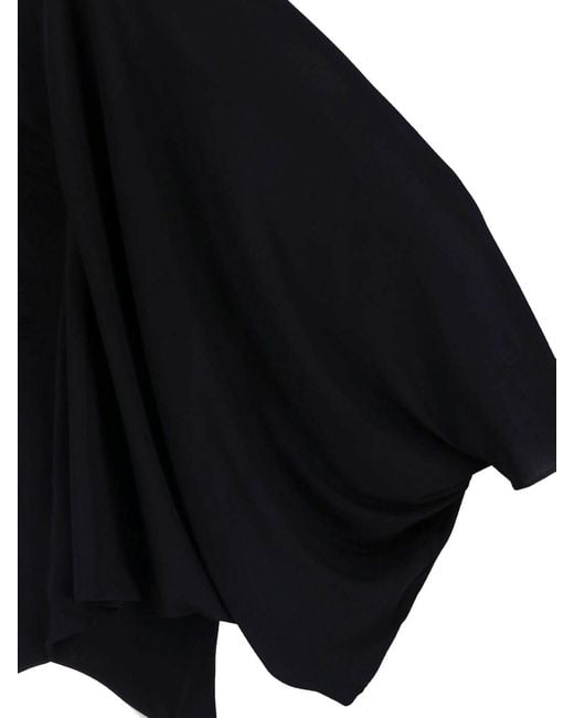 Gucci Black Asymmetrical Maxi Dress