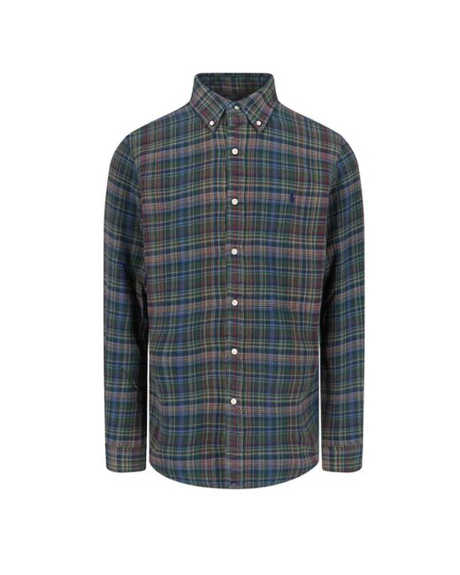 Polo Ralph Lauren Blue Logo Shirt for men