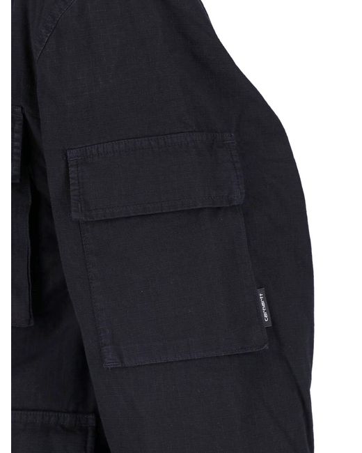 Carhartt Blue Jacket "Manderson" for men