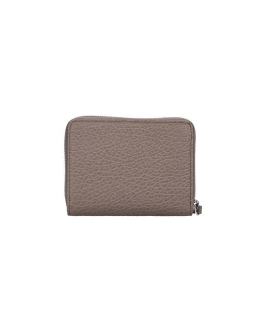 Maison Margiela Gray Zip Wallet "Four Stitches"