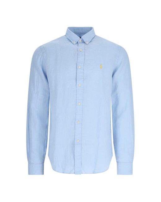 Polo Ralph Lauren Blue Logo Shirt for men
