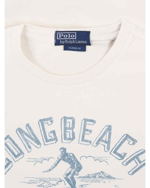 Polo Ralph Lauren White T-Shirts And Polos Cotton for men