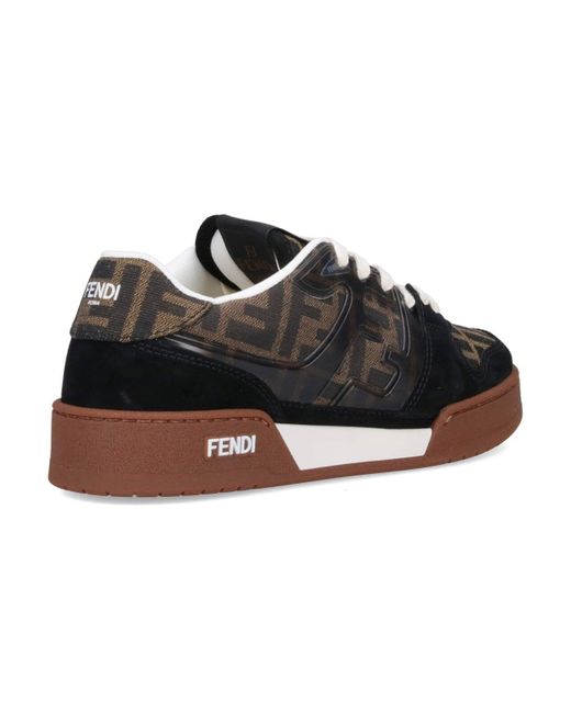 Fendi Black "match" Sneakers