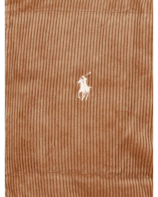 Polo Ralph Lauren Brown Corduroy Padded Jacket