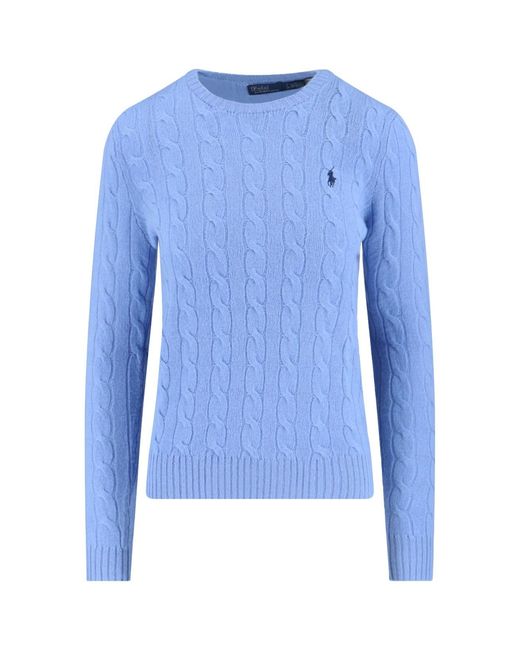 Polo Ralph Lauren Blue Cashmere-Wool Sweater