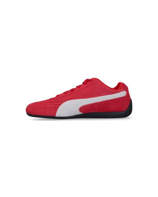 PUMA Red Sneakers Upper: Leather for men