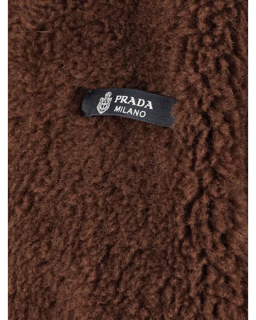 Prada Brown Virgin Wool Blend Jacket