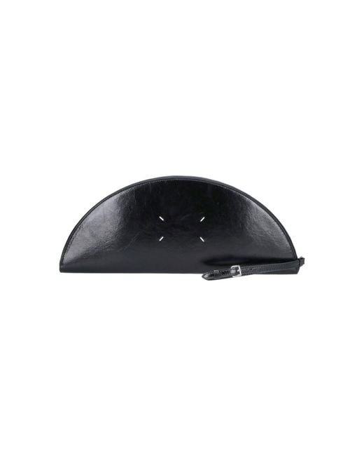 Maison Margiela Black Leather Pouch