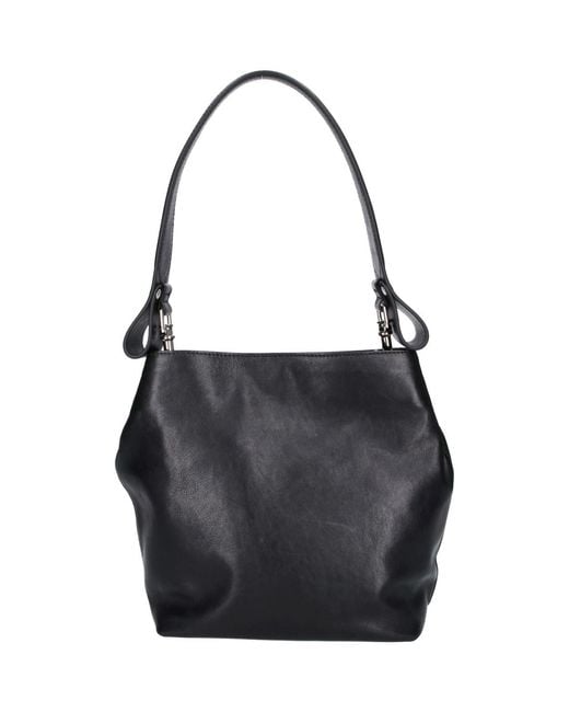 Vivienne Westwood Black 100% Calf Leather Crossbody Bag