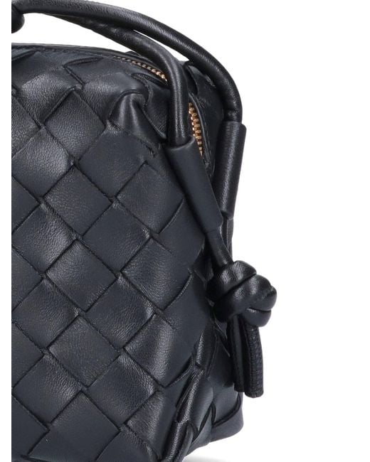 Borsa Mini "Loop Camera" di Bottega Veneta in Black