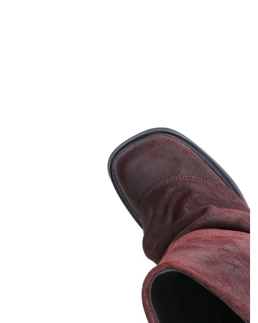 The Attico Purple Boots "Robin"