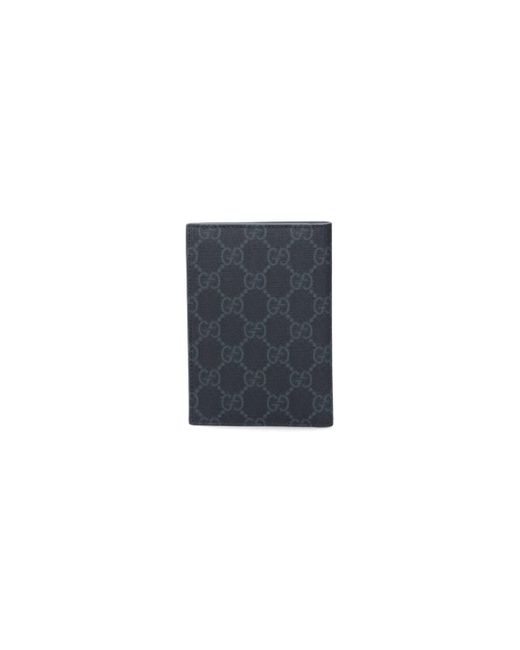 Porta Passaporto Bi-Fold "Gg" di Gucci in Blue da Uomo