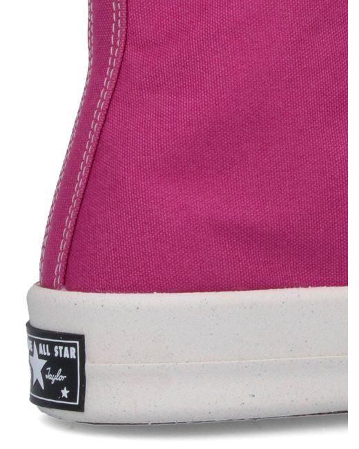 X Converse Sneakers Turbodrk Chuck Taylor High di Rick Owens in Pink
