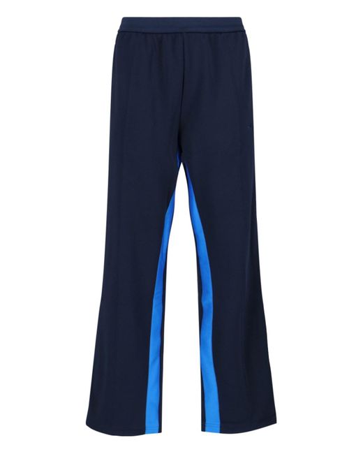 Adidas Originals Blue Adidas X Wales Bonner Trousers Polyester Elastane for men
