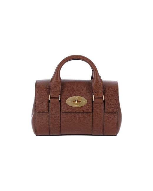 Mulberry Brown Mini Bag "Bayswater"