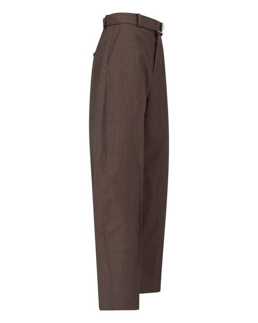 Sacai Brown Wool Pants