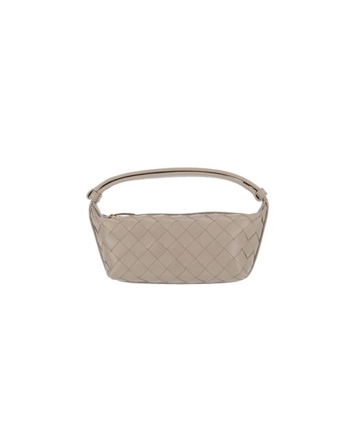 Borsa Mini "Wallace" di Bottega Veneta in Gray