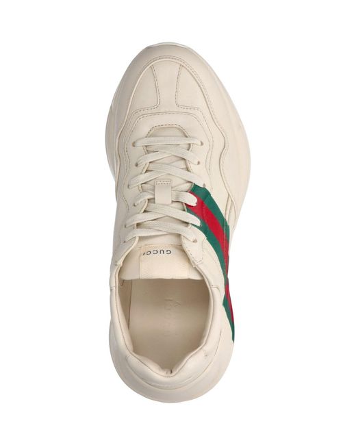 Gucci White Sneakers "Rhyton"
