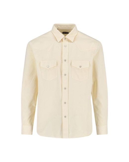 Tom Ford White Shirts Cotton for men