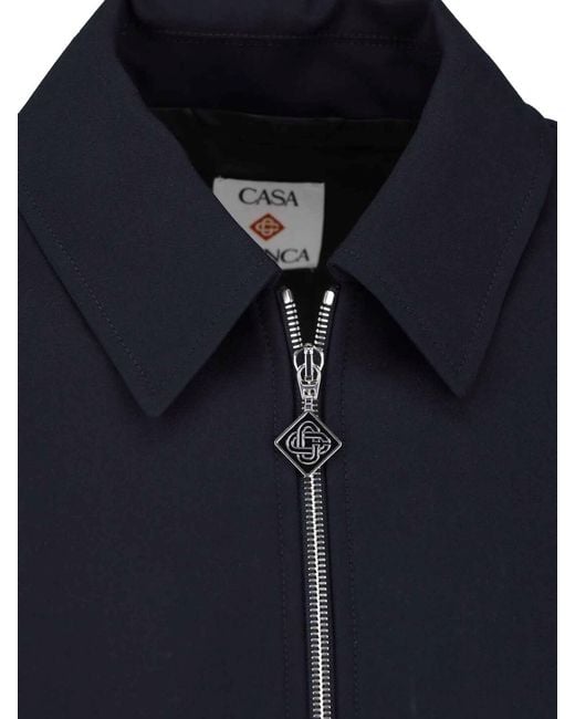 Casablanca Blue 100% Virgin Wool Jacket for men
