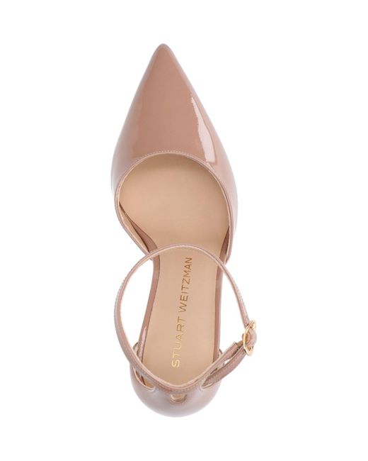Stuart Weitzman Pink Power 85 Calf Leather Pumps