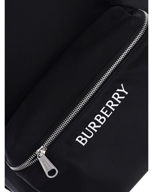 Burberry Black Polyamide Crossbody Bag for men