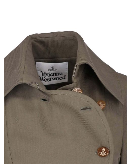 Vivienne Westwood Gray Asymmetrical Jacket "Gale"