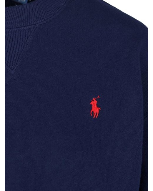 Polo Ralph Lauren Blue Logo Sweatshirt