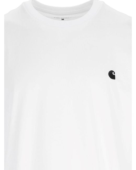 Carhartt White T-Shirt "S/S Madison" for men