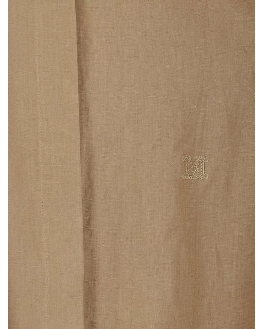 Max Mara Natural Linen Shirt "Falasco"