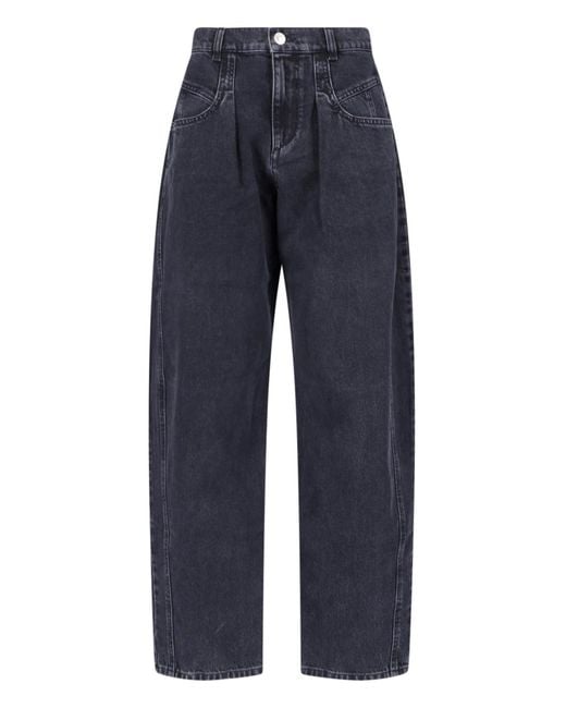 Isabel Marant Blue Wide Jeans