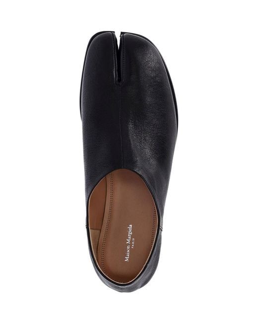 Maison Margiela Black Low Shoes “Slip-On Tabi” for men