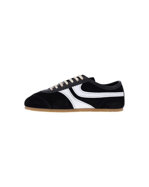 Dries Van Noten Black Suede Sneakers