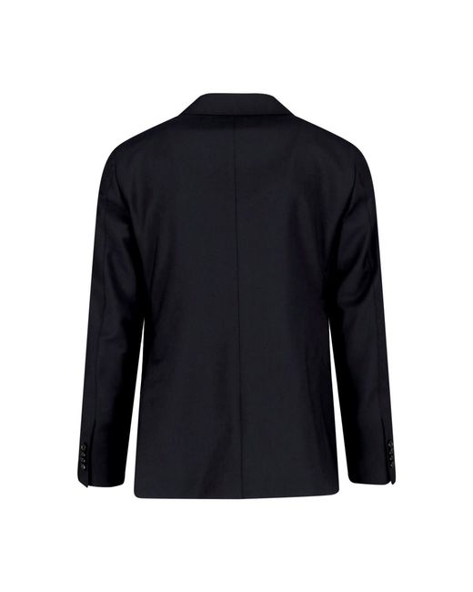 Caruso Blue Double-Breasted Suit for men