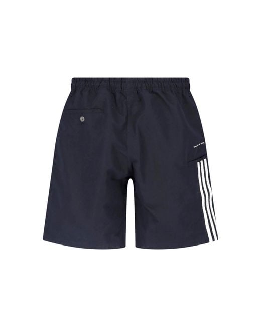 Adidas Blue Recycled Polyester Trousers