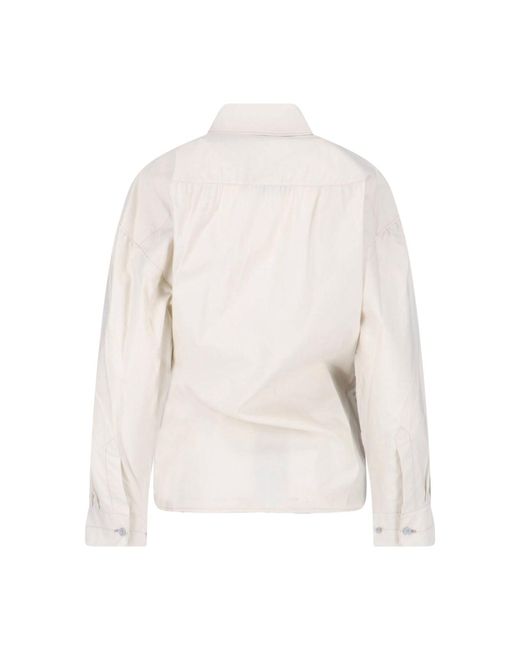 Camicia In Cotone E Seta di Lemaire in White