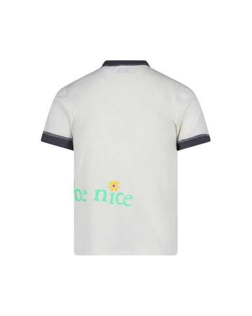 T-Shirt "Venice" di ERL in White da Uomo