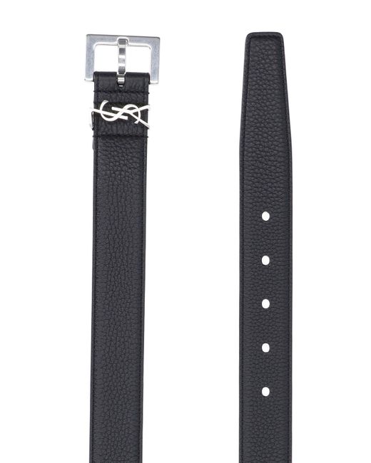 Saint Laurent Black Belts for men