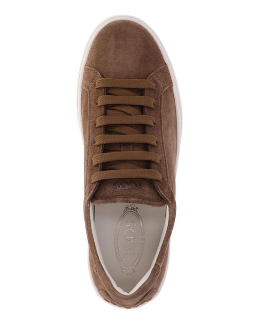 Tod's Brown Tods Sneakers Outer: Calf Leather for men