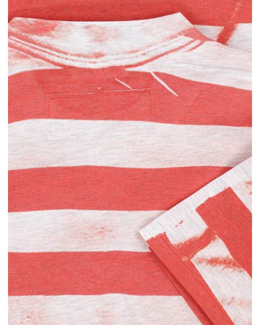 Cultura Red Striped T-Shirt for men