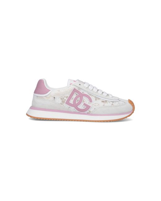 Sneakers "Cushion" di Dolce & Gabbana in Pink