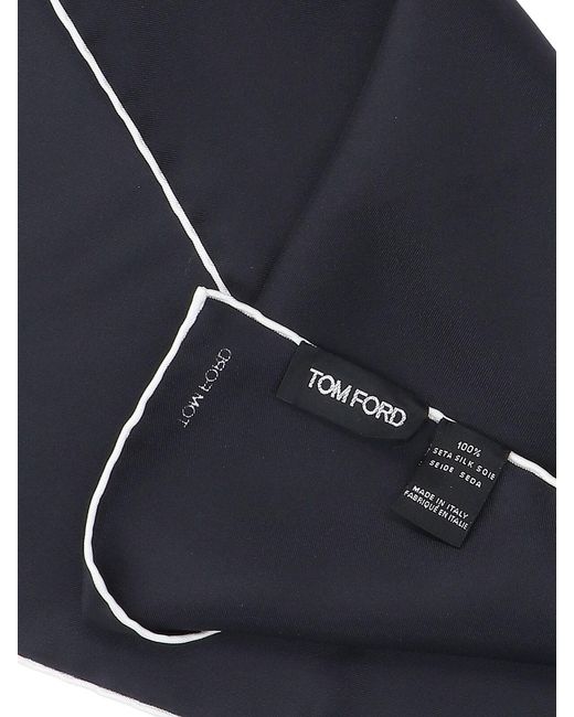 Tom Ford Blue Pocket Handkerchief for men
