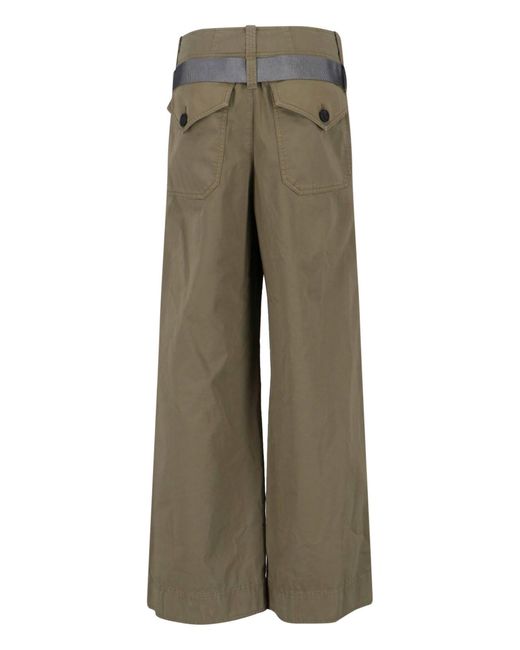Seafarer Green Wide Pants
