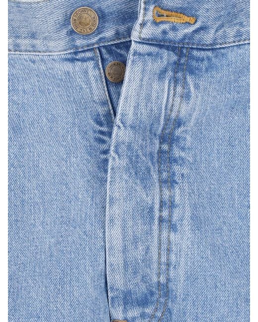 Thom Browne Blue Straight Jeans for men